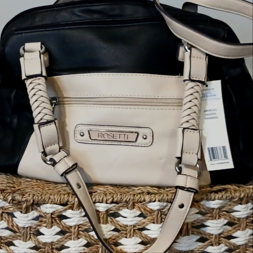 ROSETTI BLACK AND WHITE PURSE